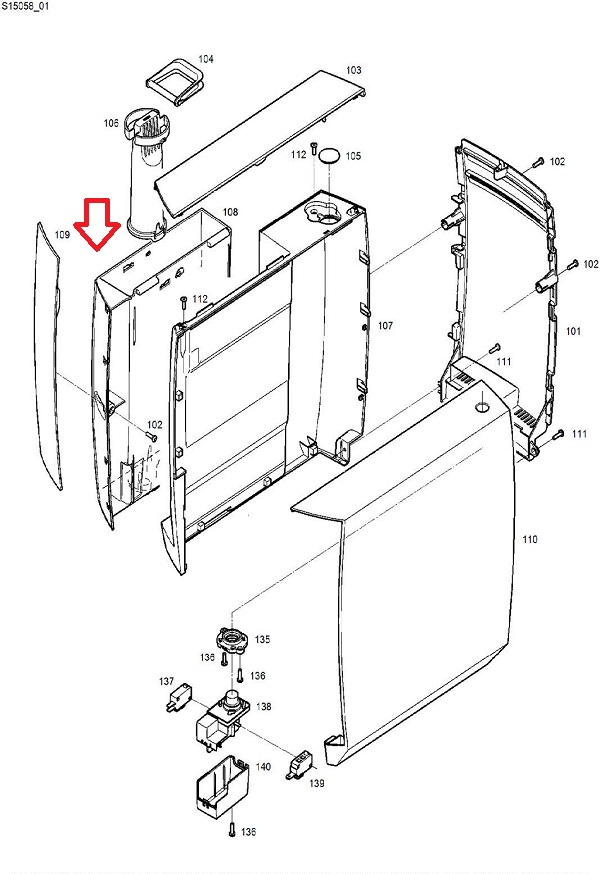 Jura E8 Parts Diagram Jura E8